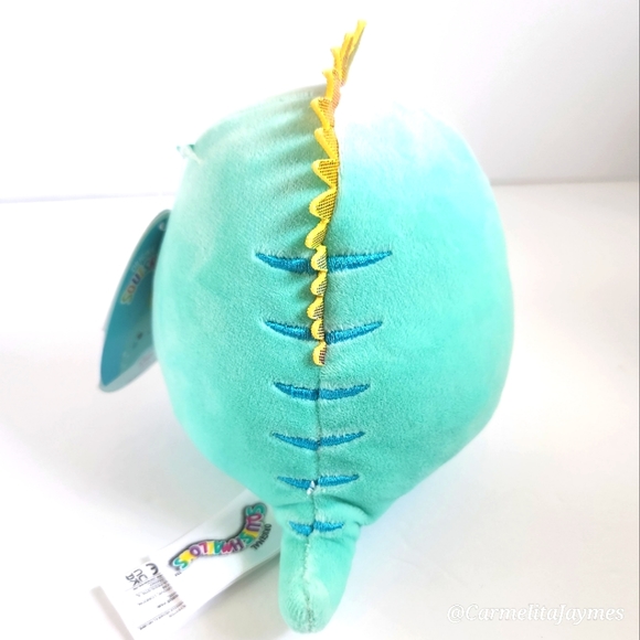 🎂CHET 🦎 Teal Green Iguana Original Squishmallows by Kelly Toy ☆》NWT《☆ - Picture 2 of 8